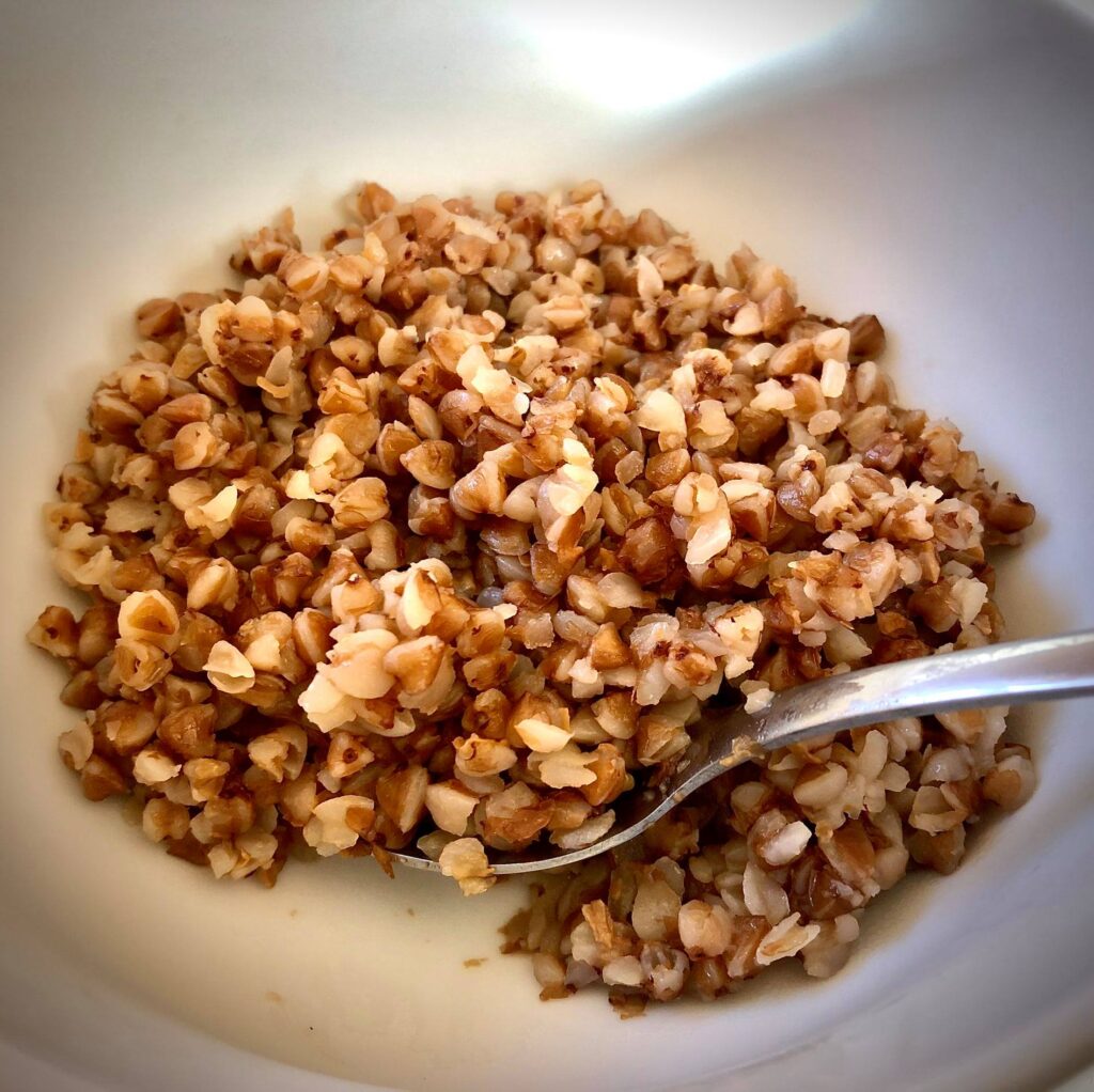 Buckwheat in a bowl