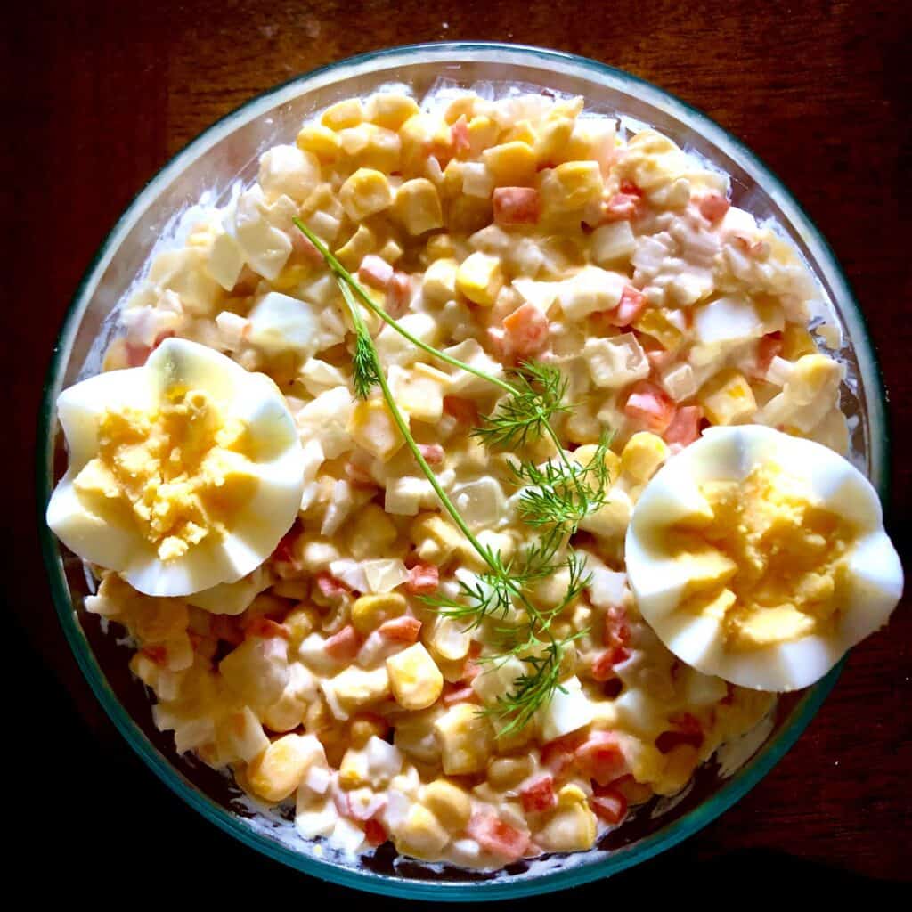 Ukrainian Imitation Crab Salad