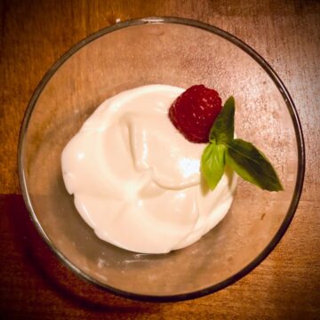 homemade whipped cream