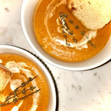vegan pumpkin coconut soup