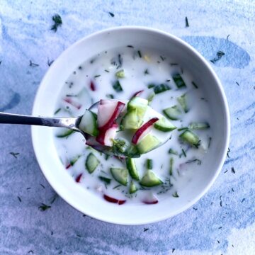 chilled ukrainian summer soup